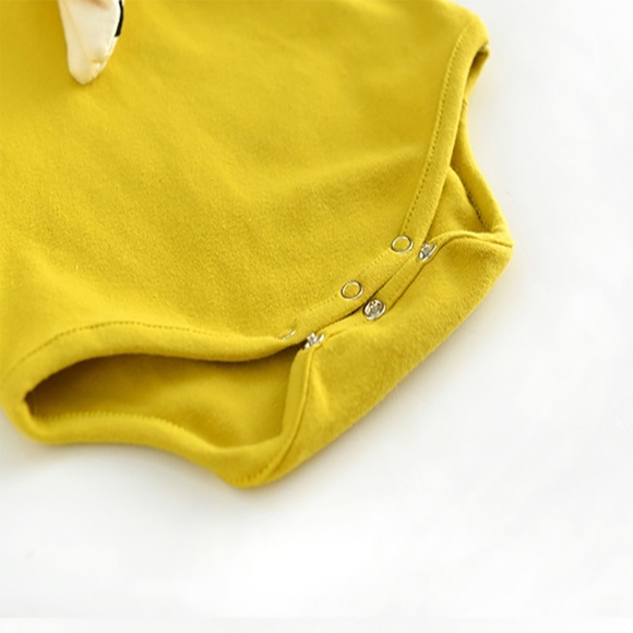 Yellow Sailor Collar Bodysuit for Kids - Picture 5 of 13